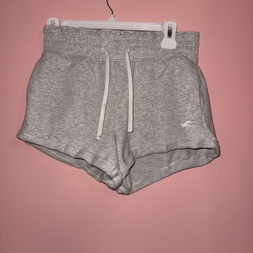 Hollister Light Gray sweat shorts